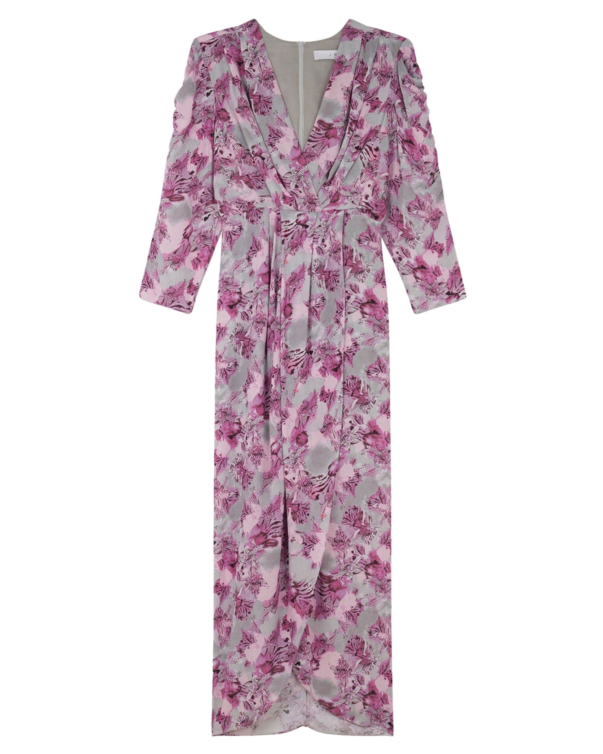 Opara maxi dress - Purple & Grey