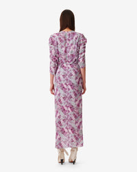 Opara maxi dress - Purple & Grey