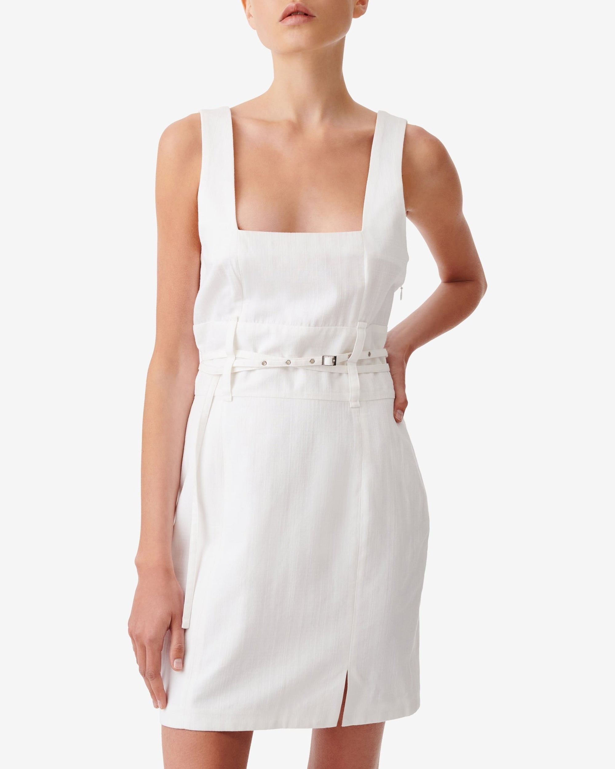 Parmida midi dress - White