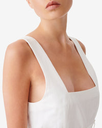 Parmida midi dress - White