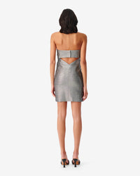 Rayen strapless dress - Khaki