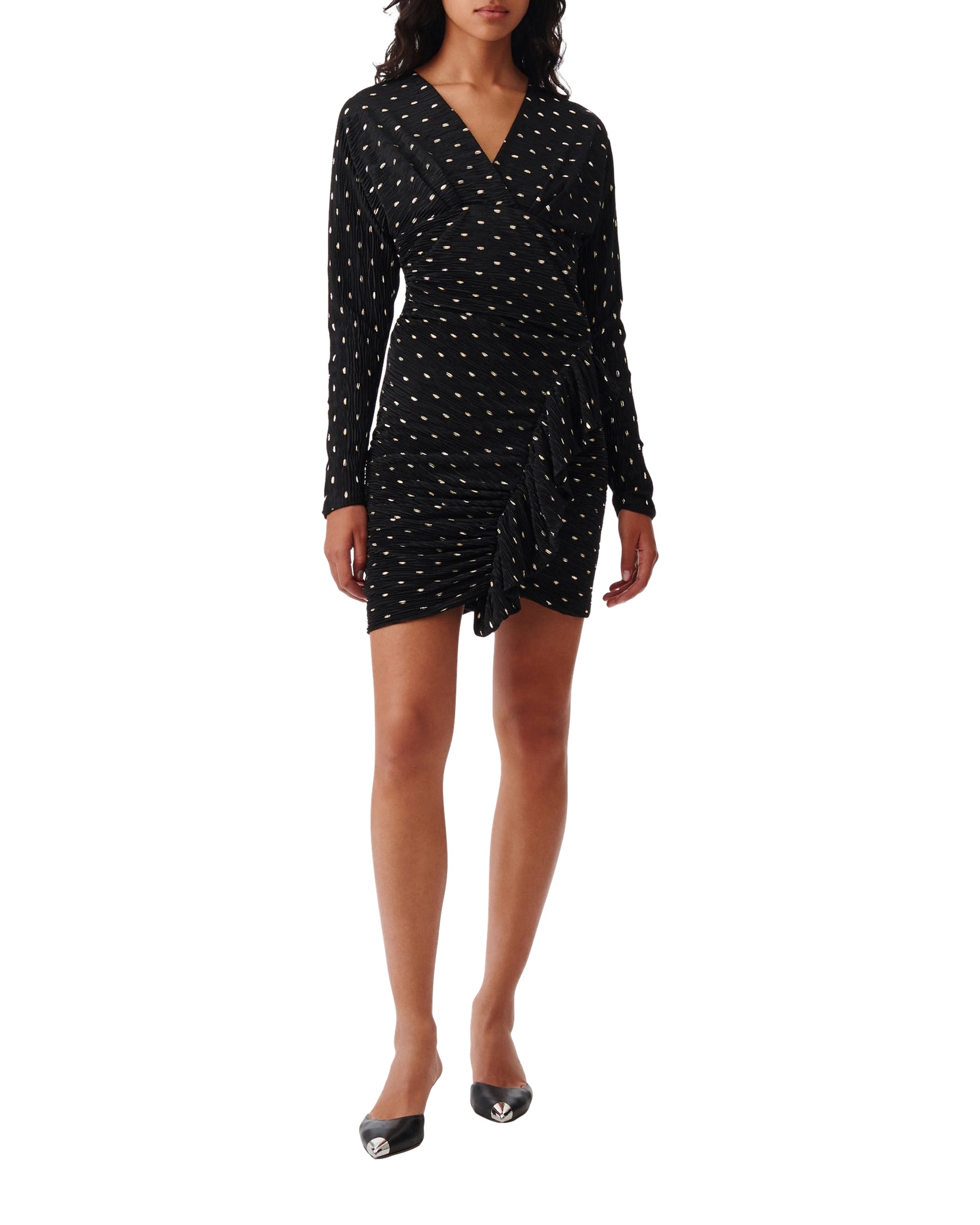 Rohana Dress - Black & Gold