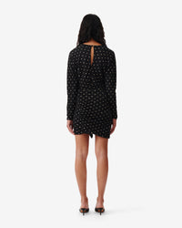 Rohana Dress - Black & Gold