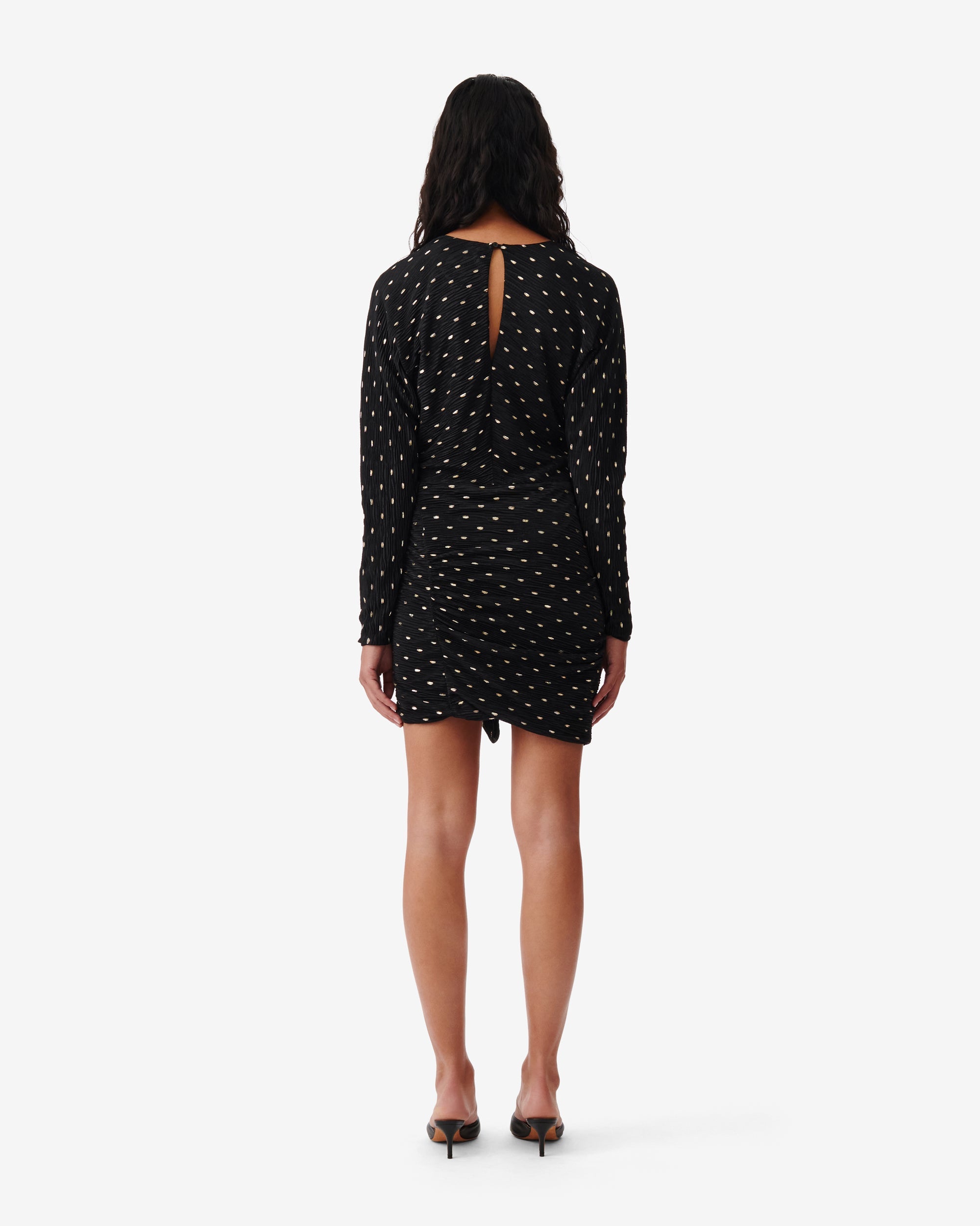 Rohana Dress - Black & Gold