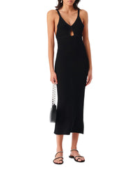 Tuwa knitted maxi dress - Black