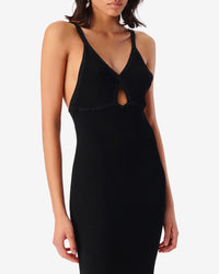 Tuwa knitted maxi dress - Black