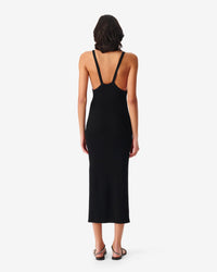 Tuwa knitted maxi dress - Black