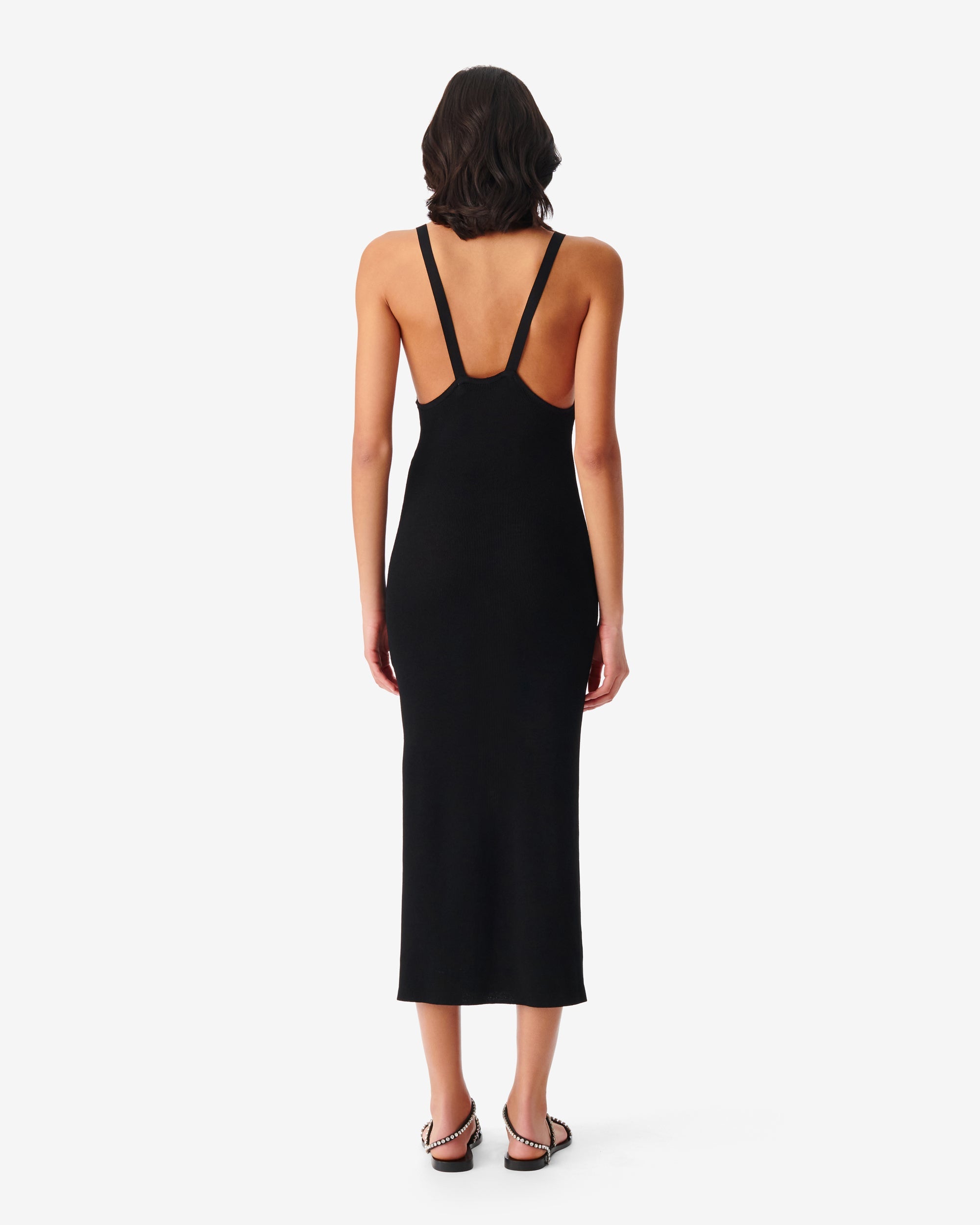 Tuwa knitted maxi dress - Black