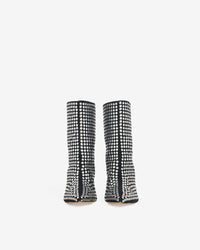 Daly Studs low leather boots - Black & Studs
