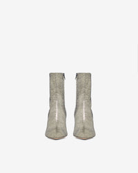 Davy Lezar 80 leather boots - Black & Gold