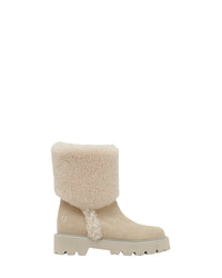 Moon low sheepskin boots - Cream