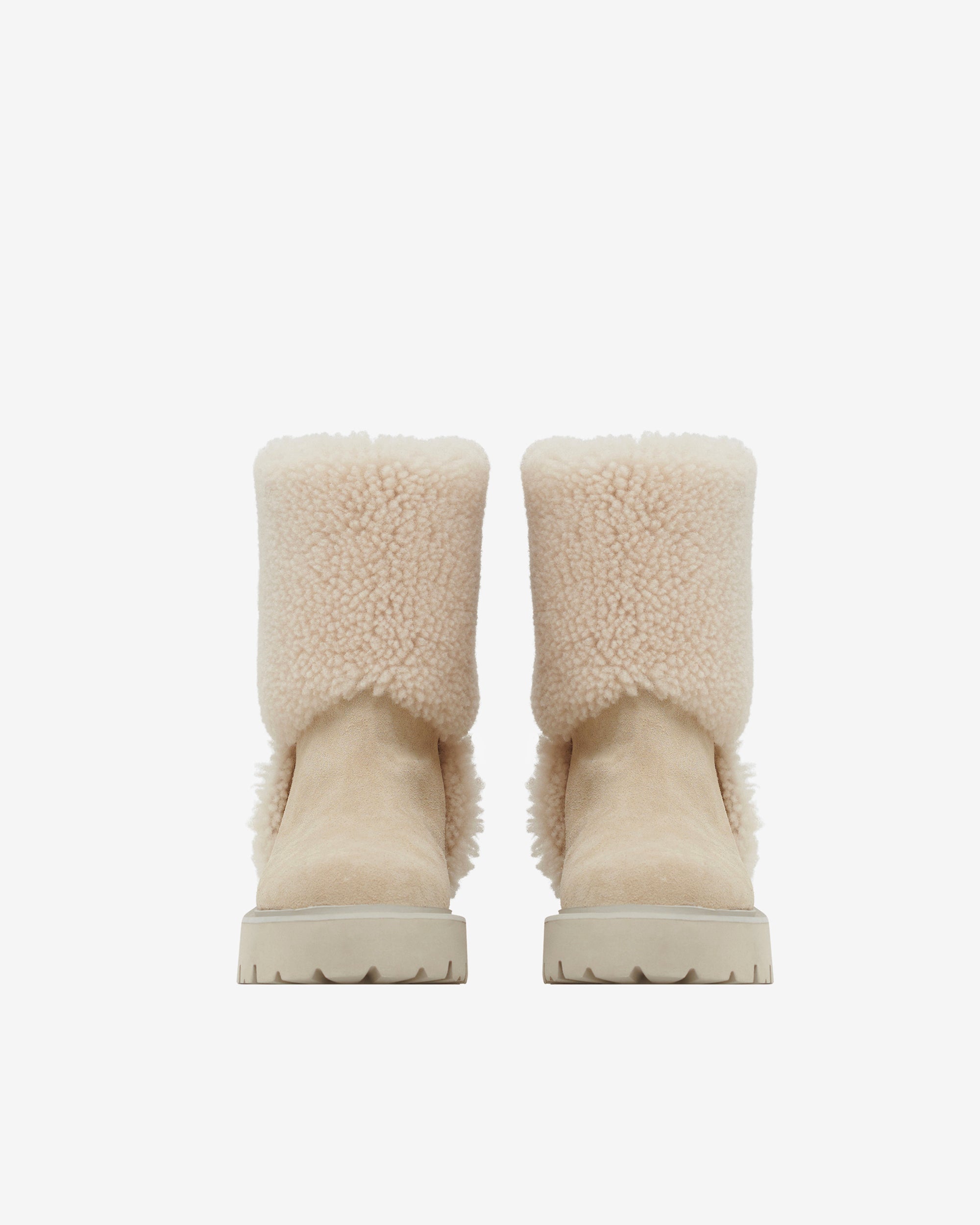 Moon low sheepskin boots - Cream