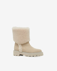 Moon low sheepskin boots - Cream