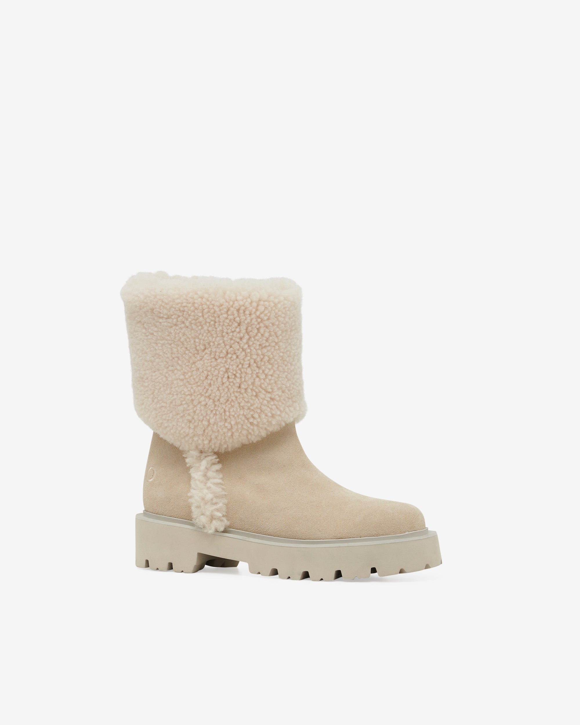 Moon low sheepskin boots - Cream