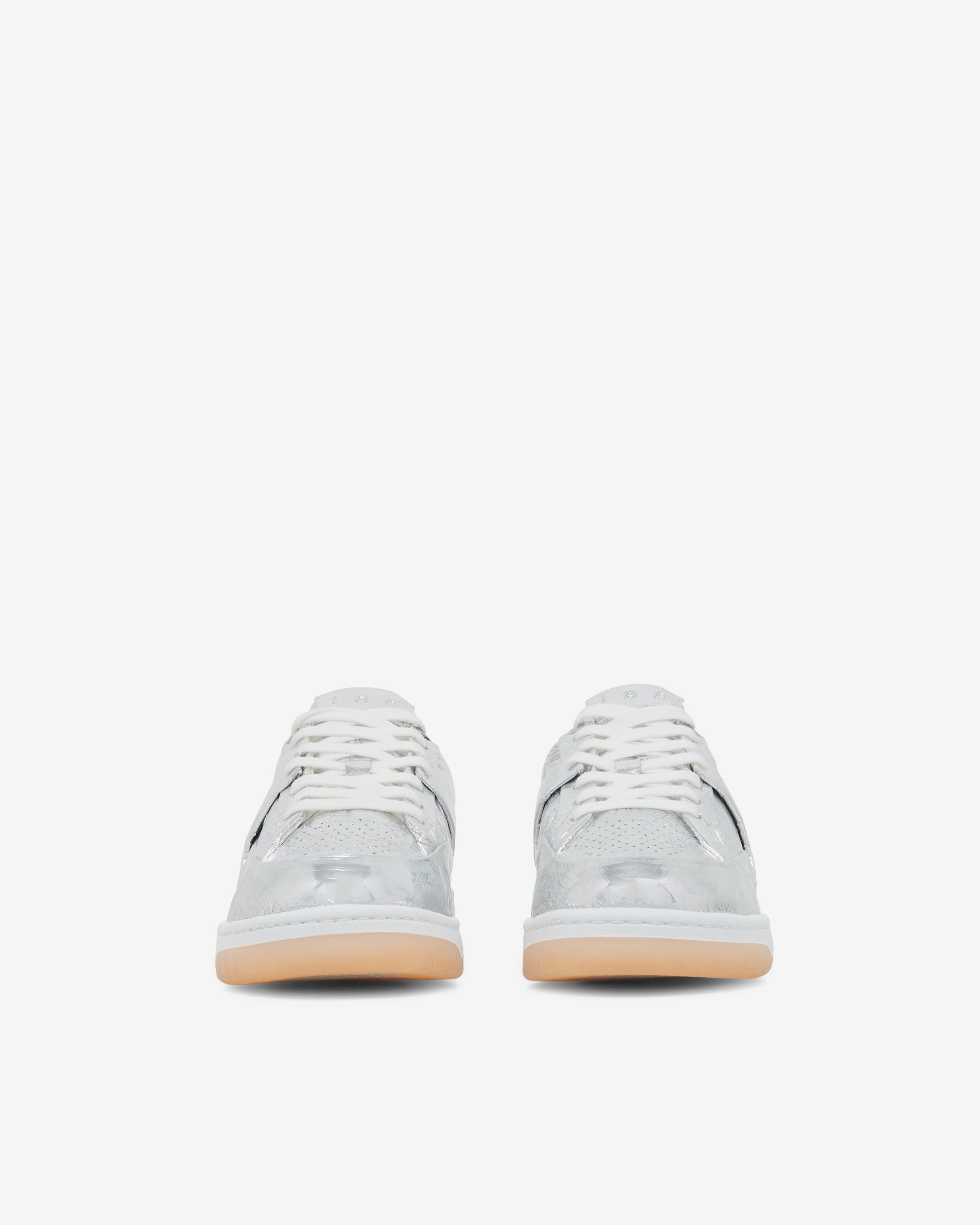 Alex Silver leather trainers - Silver