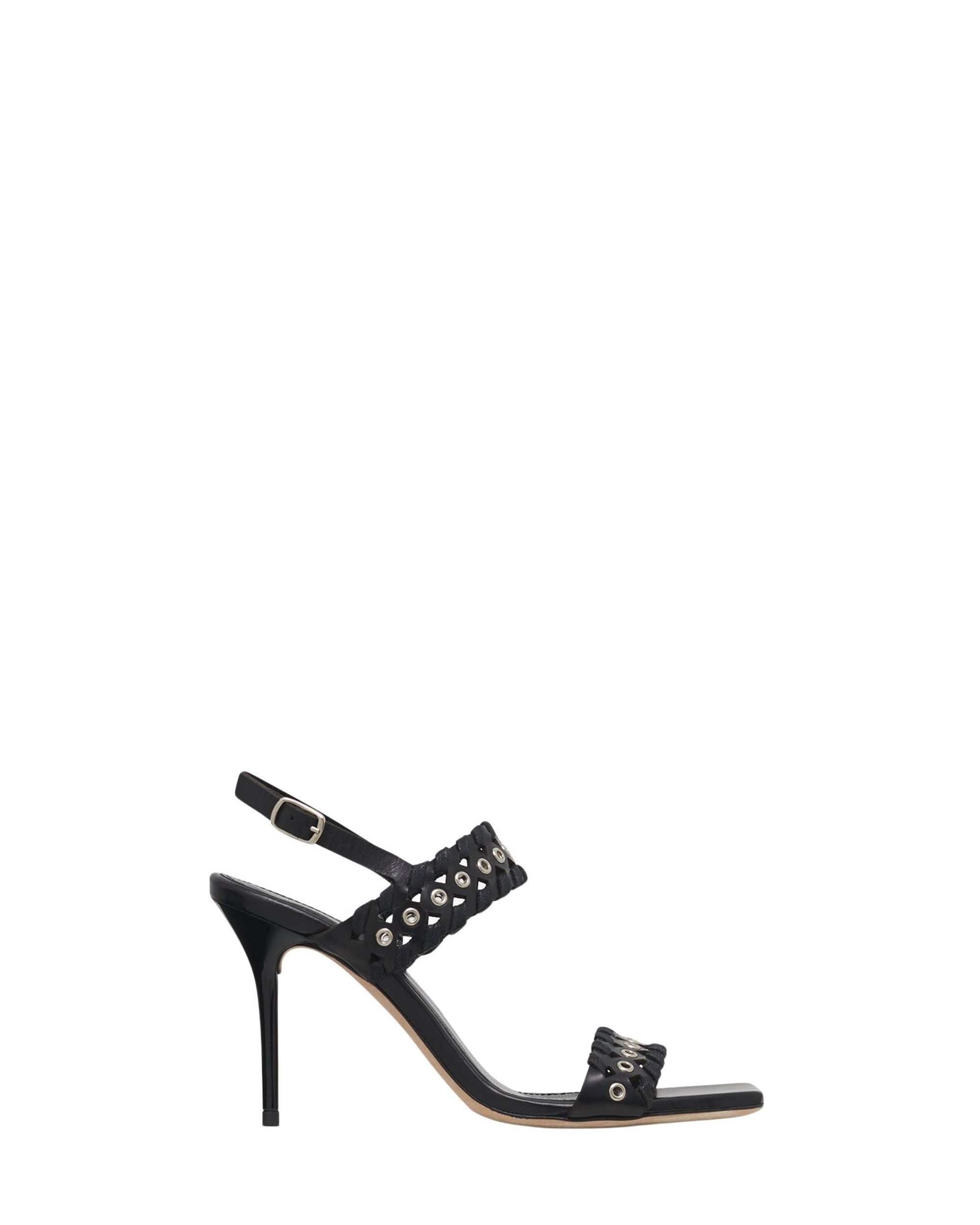 Chlorite sandals in leather - Black