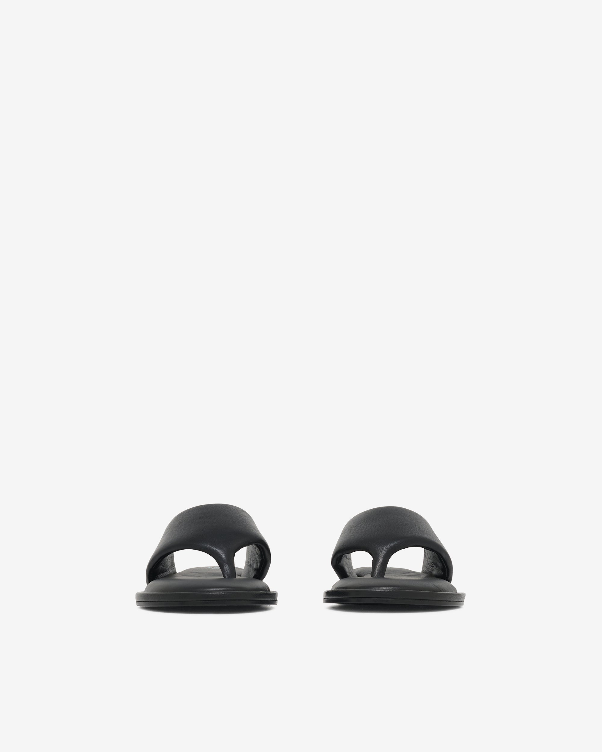 Frutti sandals in leather - Black