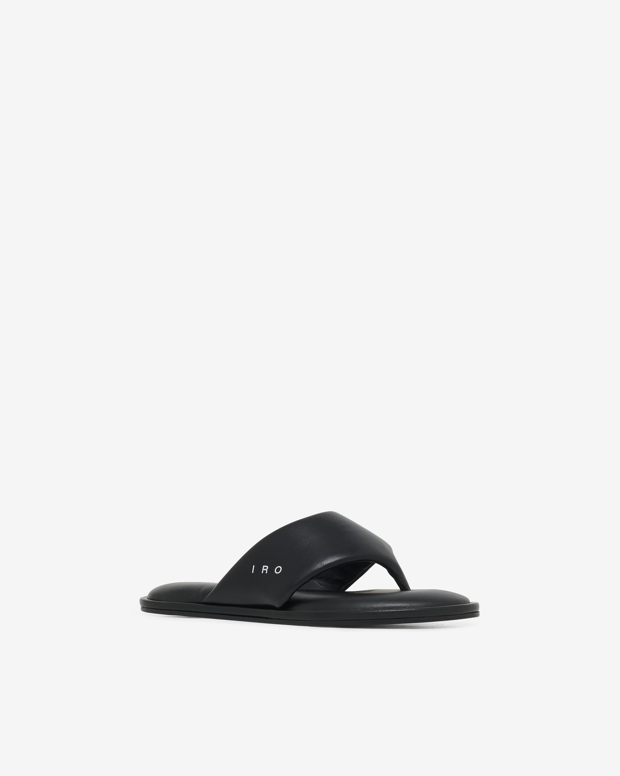 Frutti sandals in leather - Black