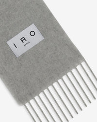 Authie alpaca scarf - Light Grey