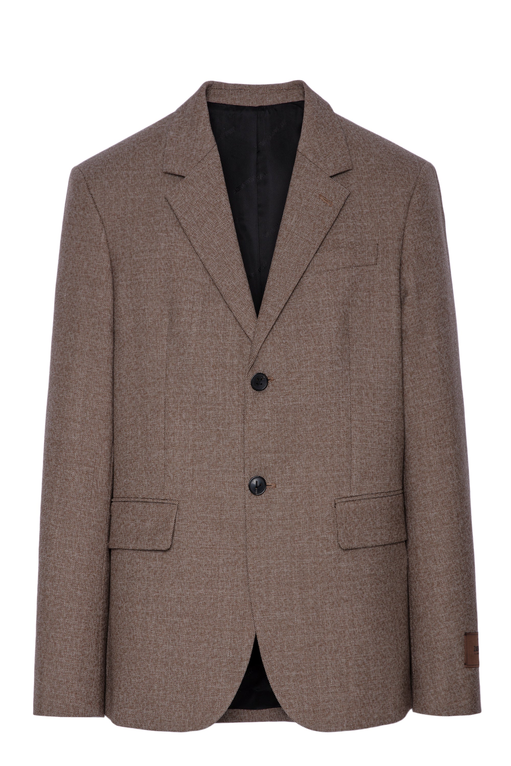 ZHORS LIGNE BEIGE VANILLEH WOOL MINI CHECK