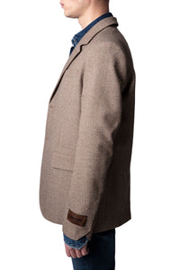 ZHORS LIGNE BEIGE VANILLEH WOOL MINI CHECK