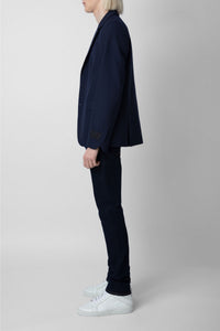 Blazer Viks en laine mélangée - Encre