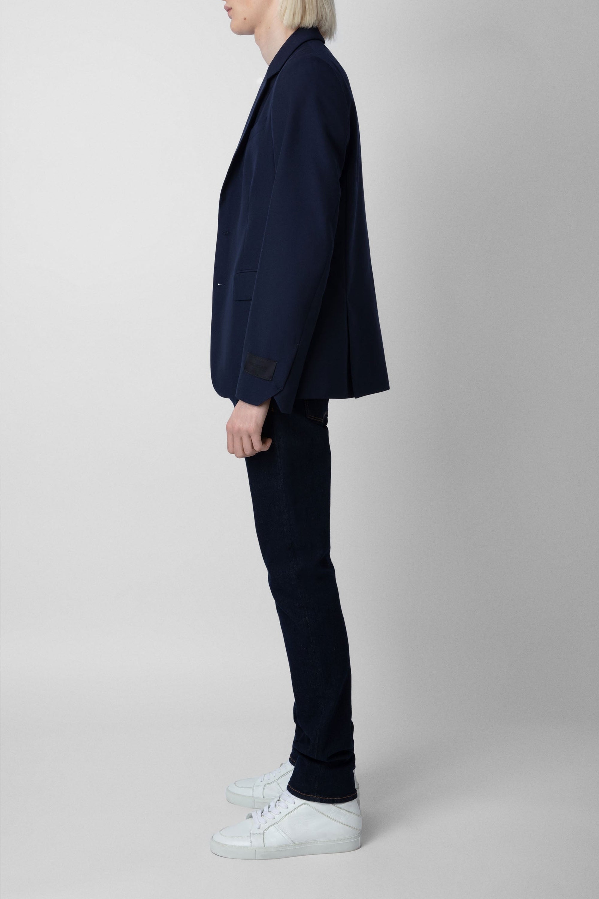 Blazer Viks en laine mélangée - Encre