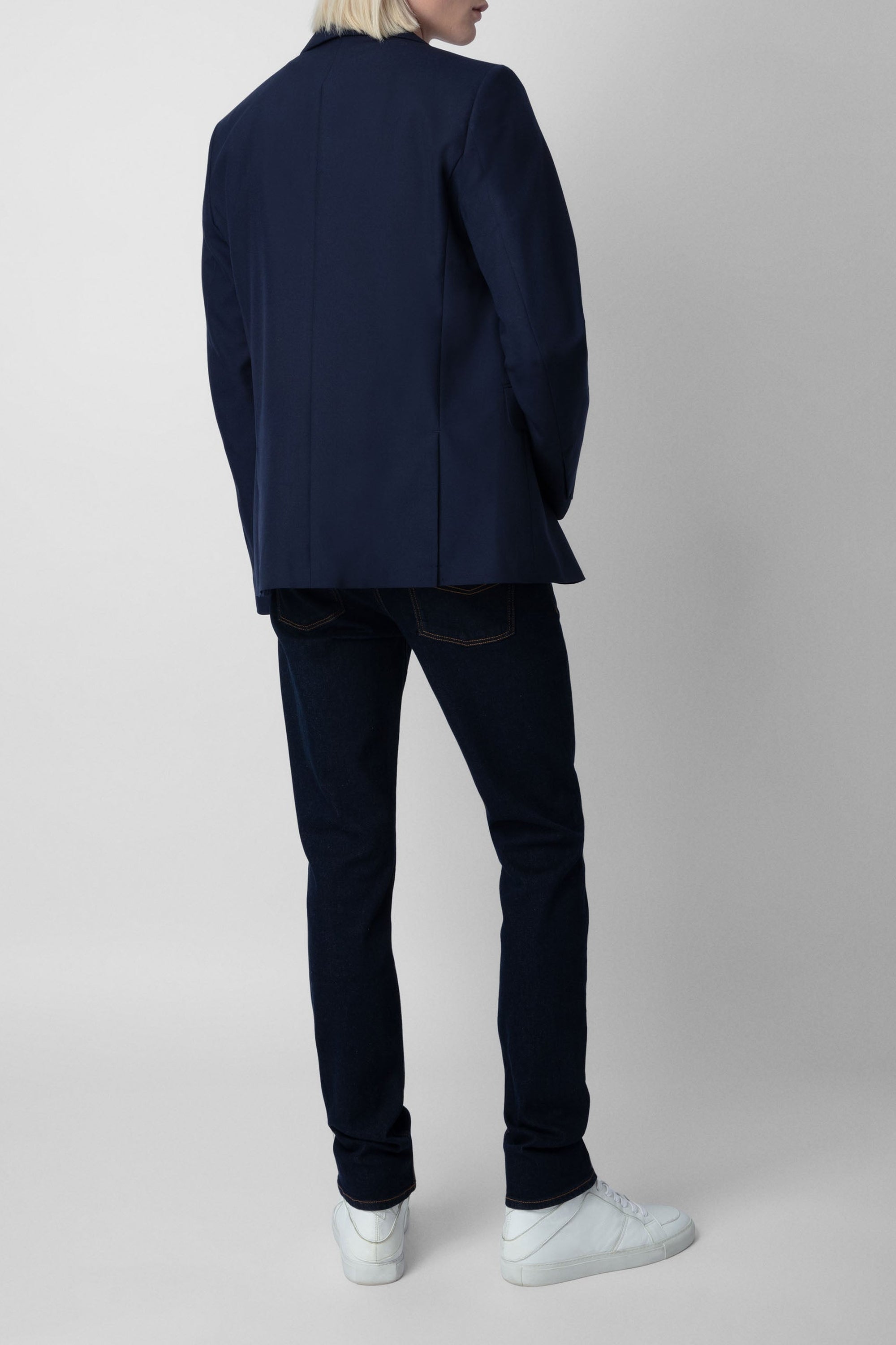 Blazer Viks en laine mélangée - Encre