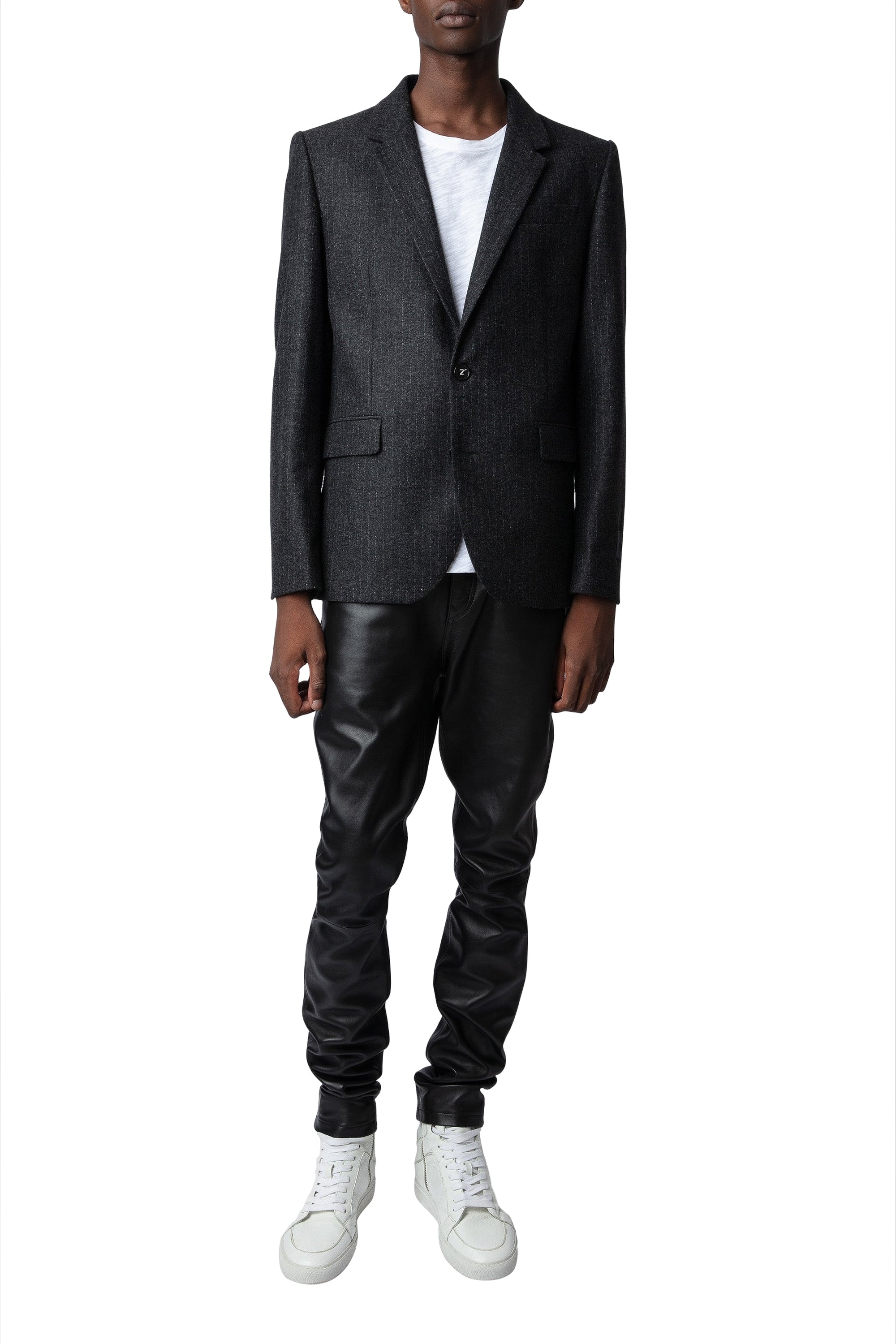 Blazer Viks en laine - Anthracite