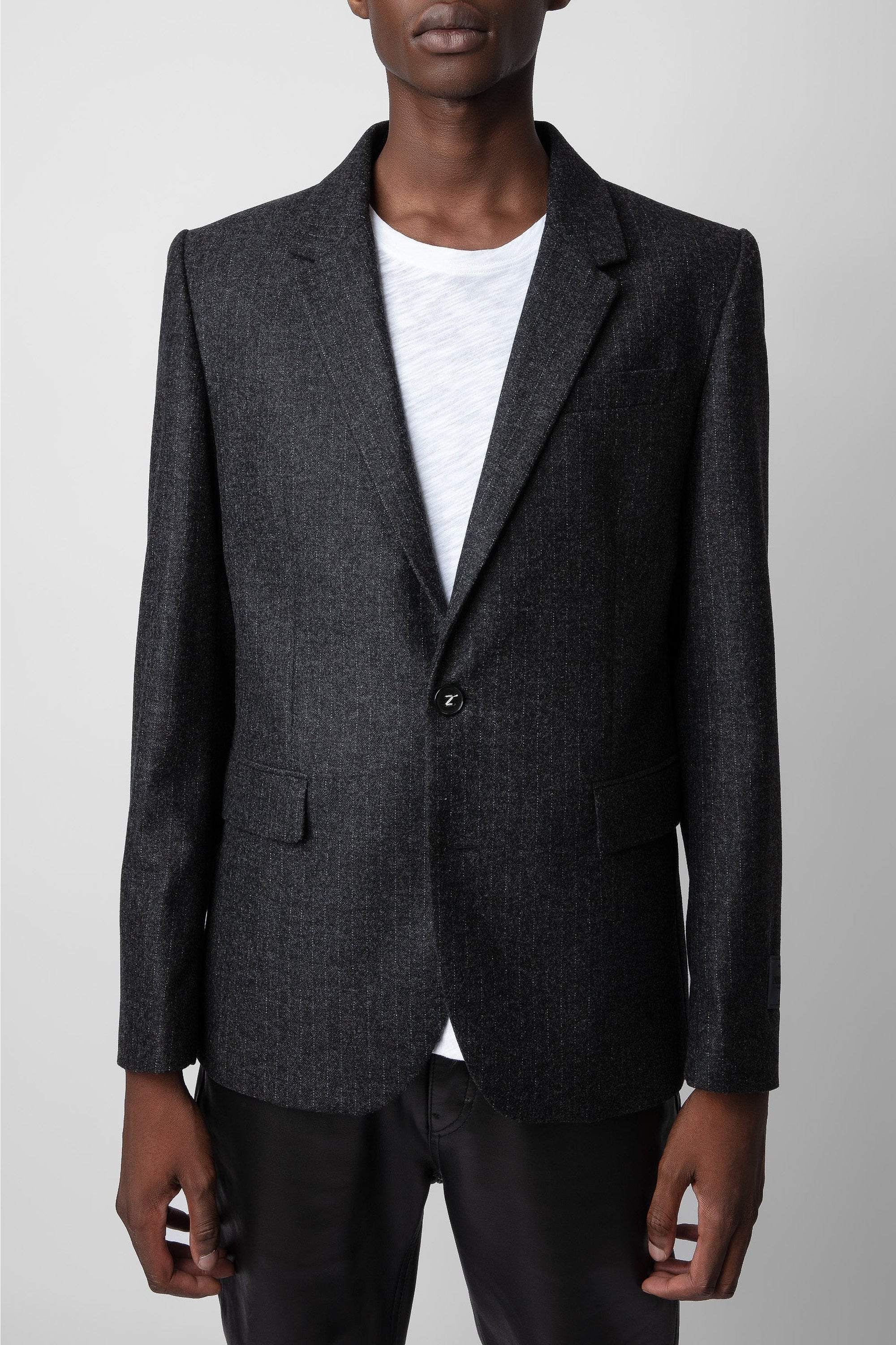 Blazer Viks en laine - Anthracite