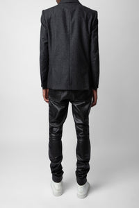 Blazer Viks en laine - Anthracite