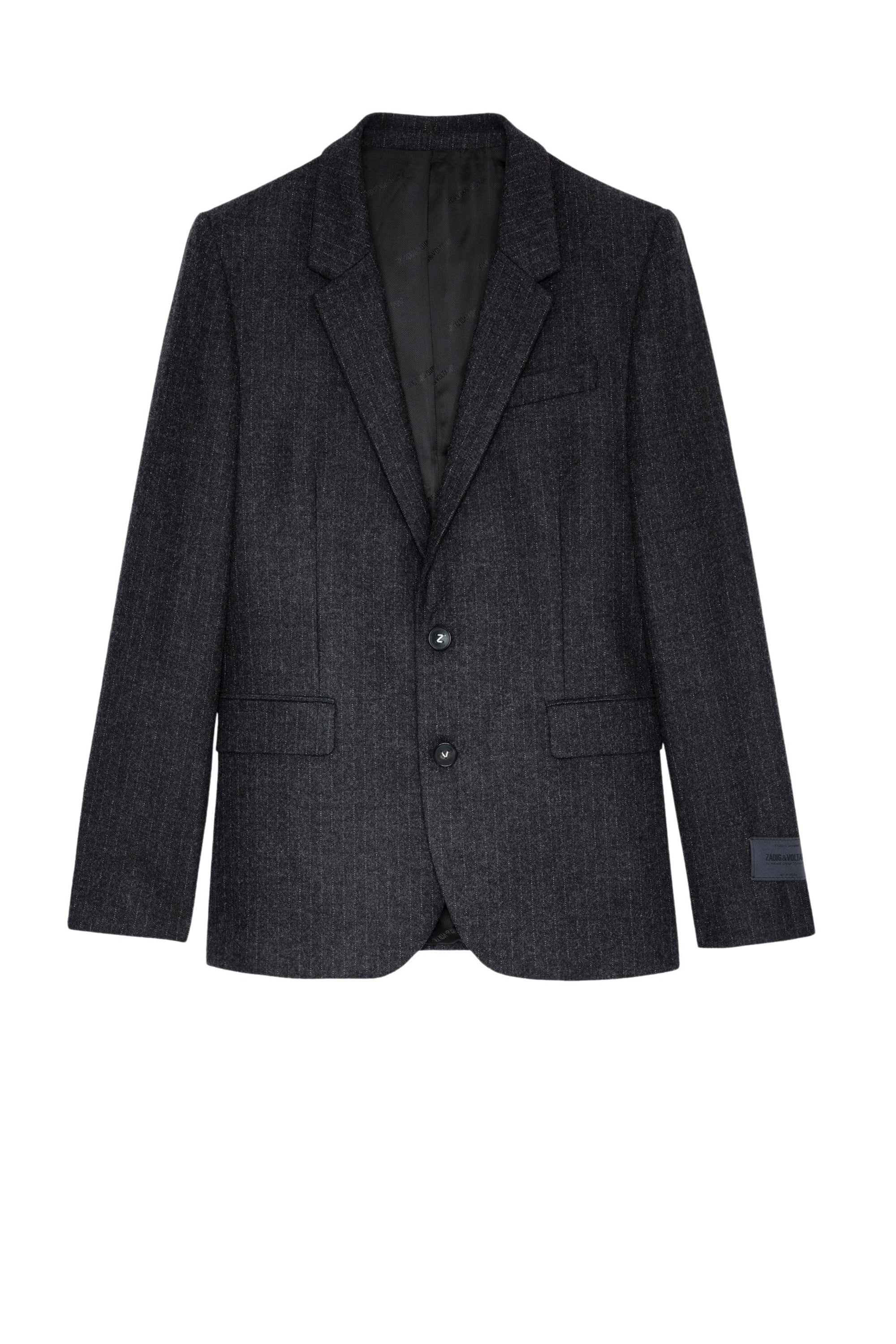 Blazer Viks en laine - Anthracite