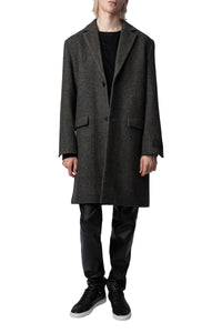 Manteau Mark en laine - Anthracite