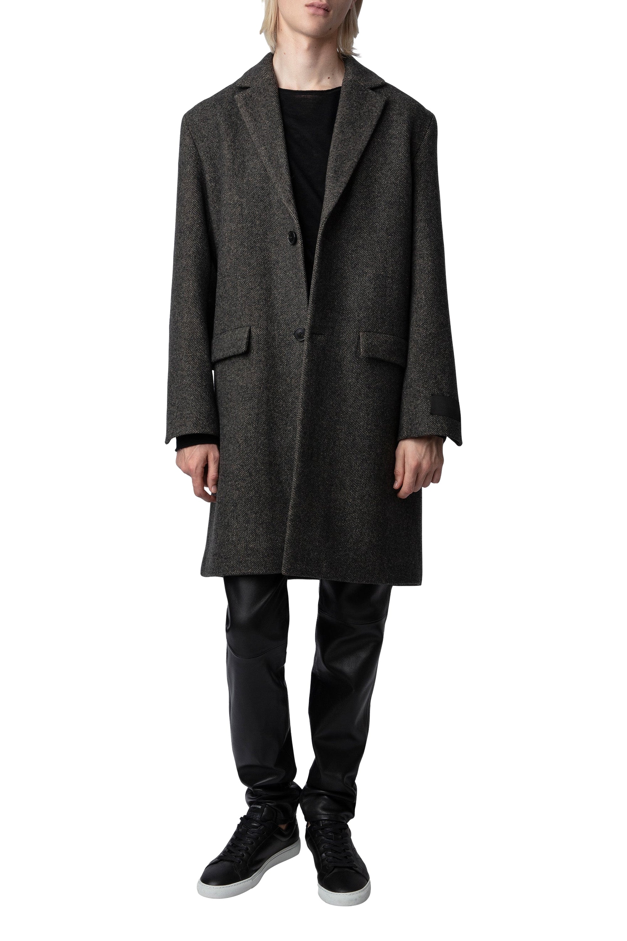 Manteau Mark en laine - Anthracite