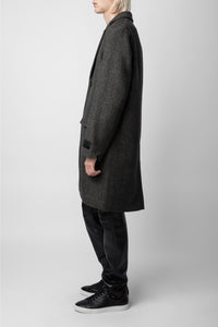 Manteau Mark en laine - Anthracite