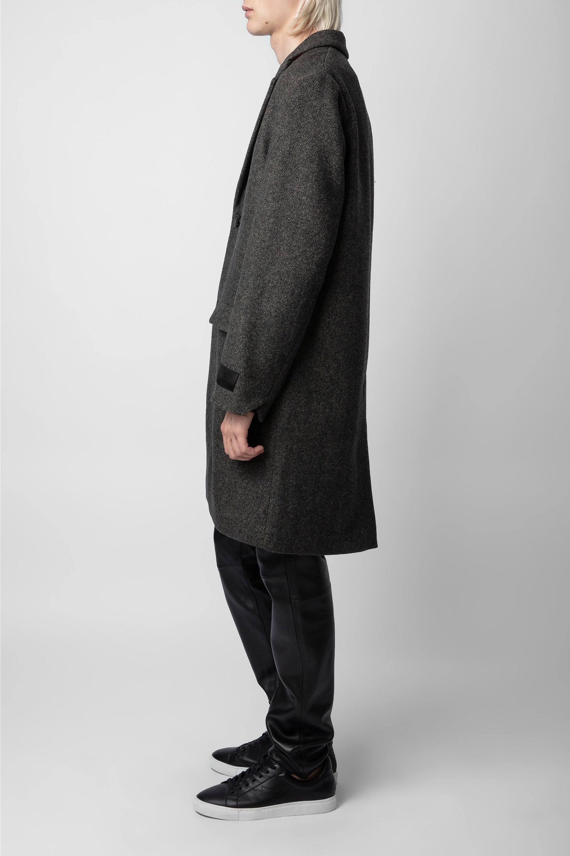 Manteau Mark en laine - Anthracite