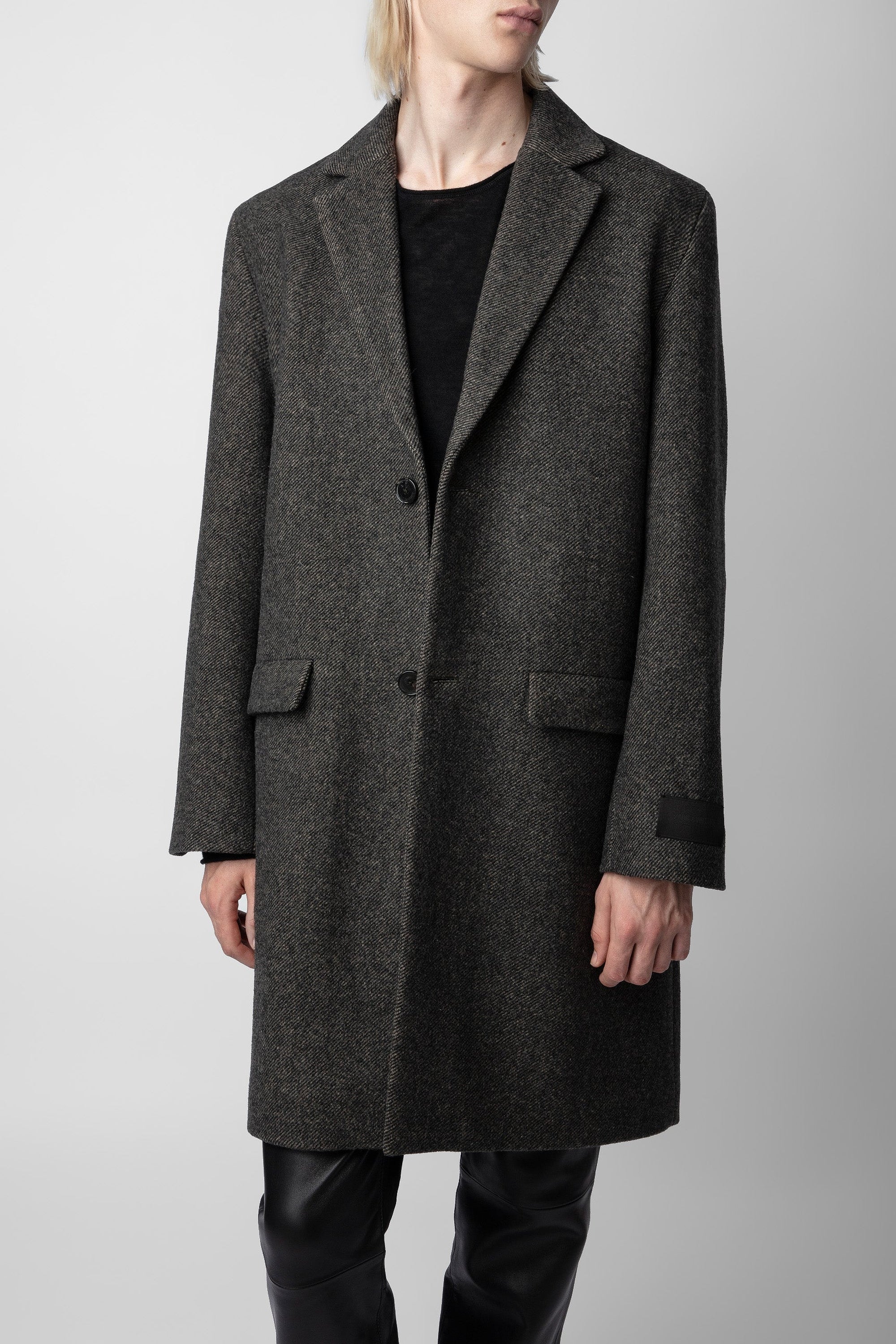Manteau Mark en laine - Anthracite