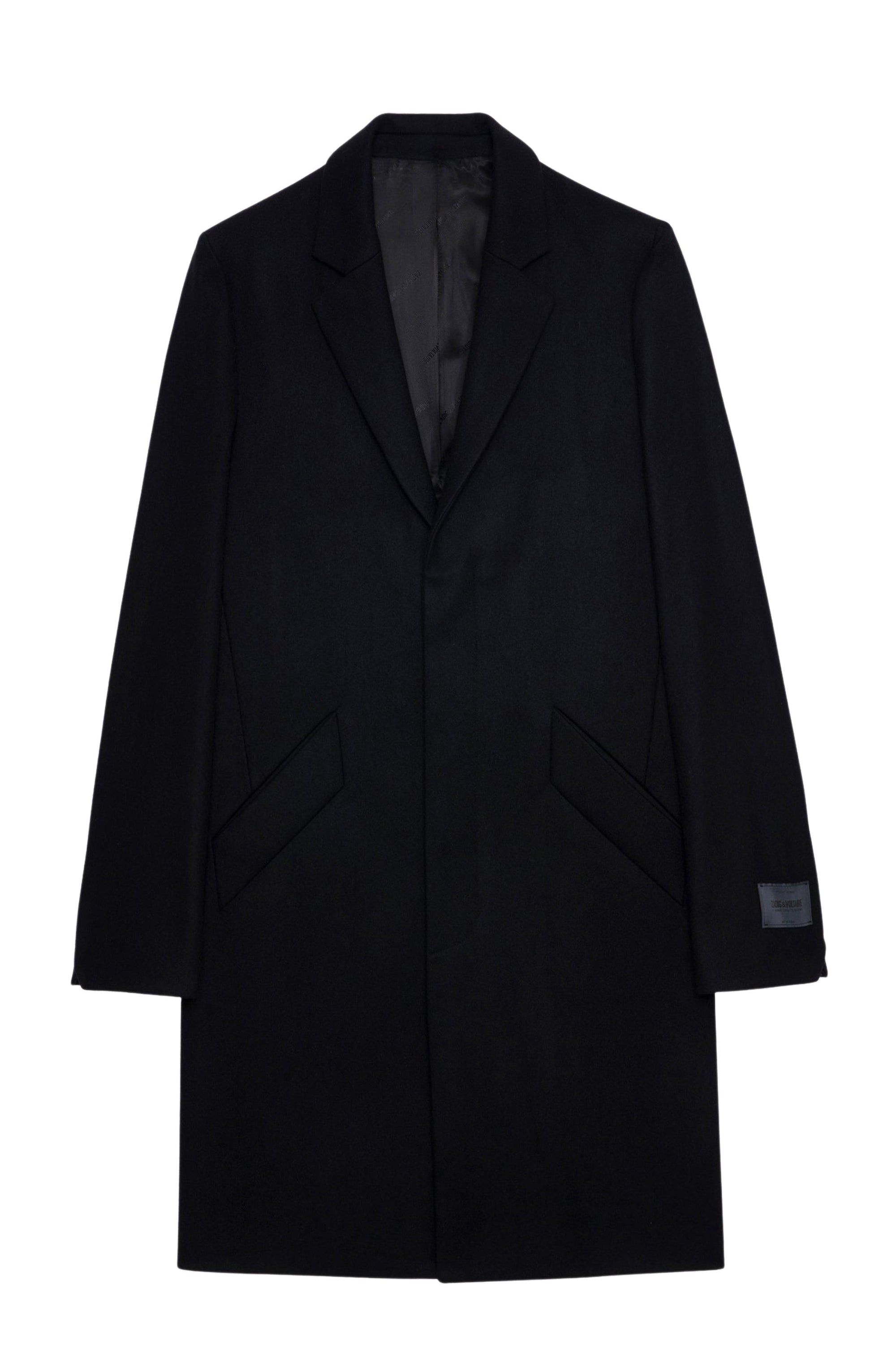 Manteau Marlyh en laine - Noir