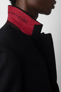 Manteau Marlyh en laine - Noir