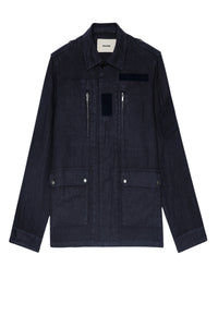 Veste Kido en lin - Encre