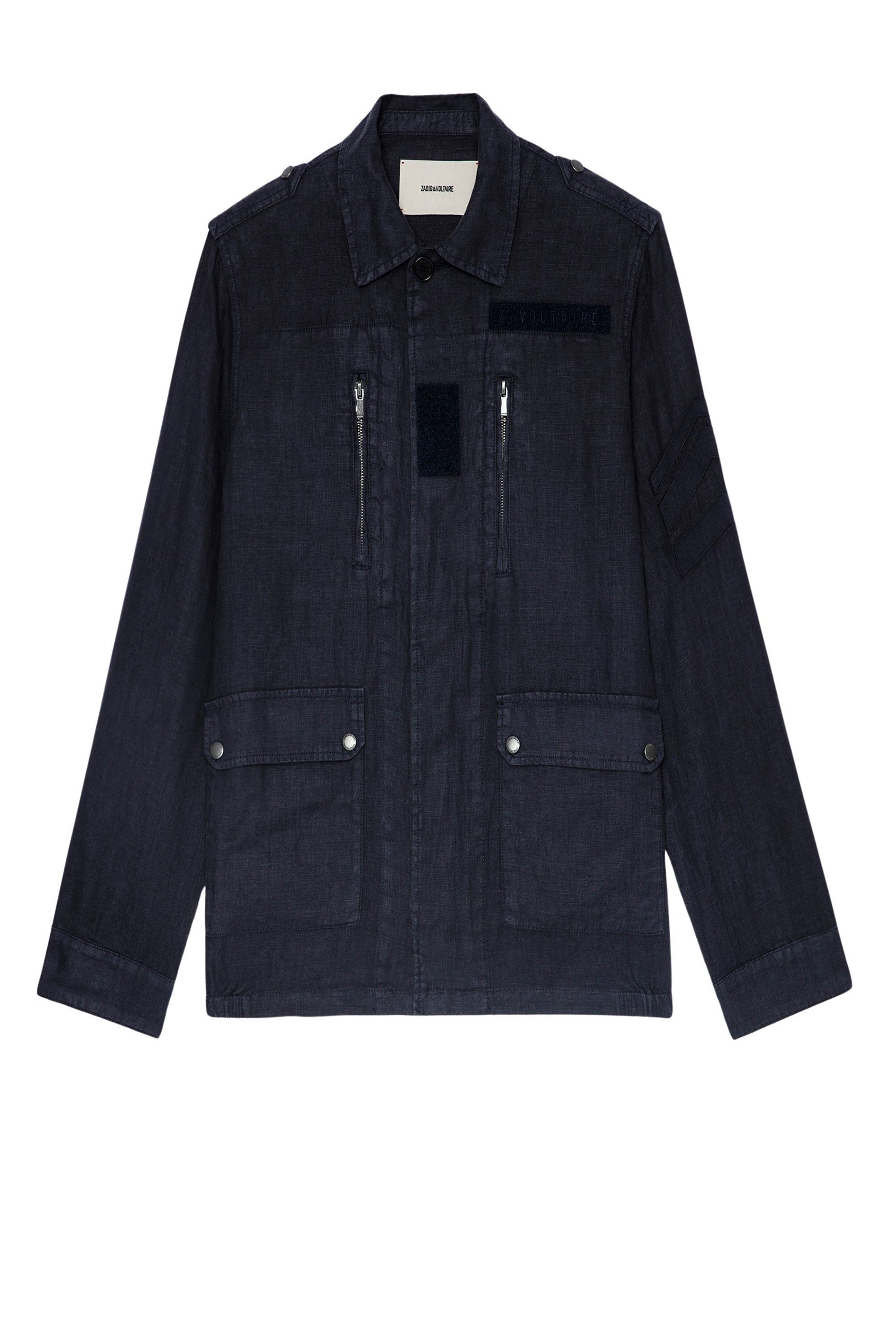 Veste Kido en lin - Encre