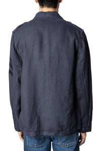 Veste Kido en lin - Encre