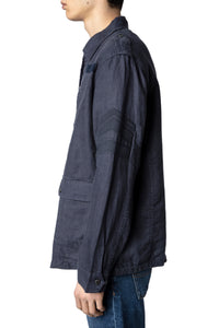 Veste Kido en lin - Encre
