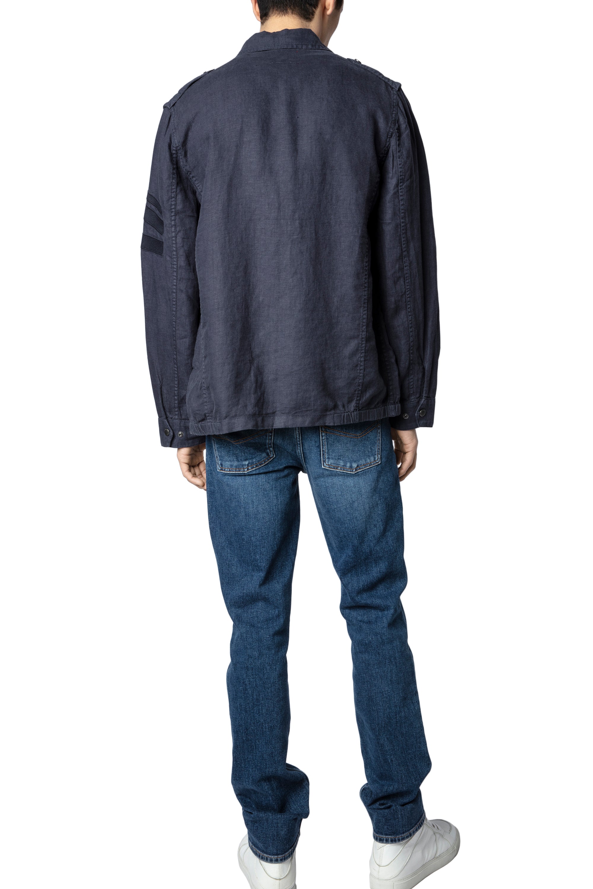 Veste Kido en lin - Encre