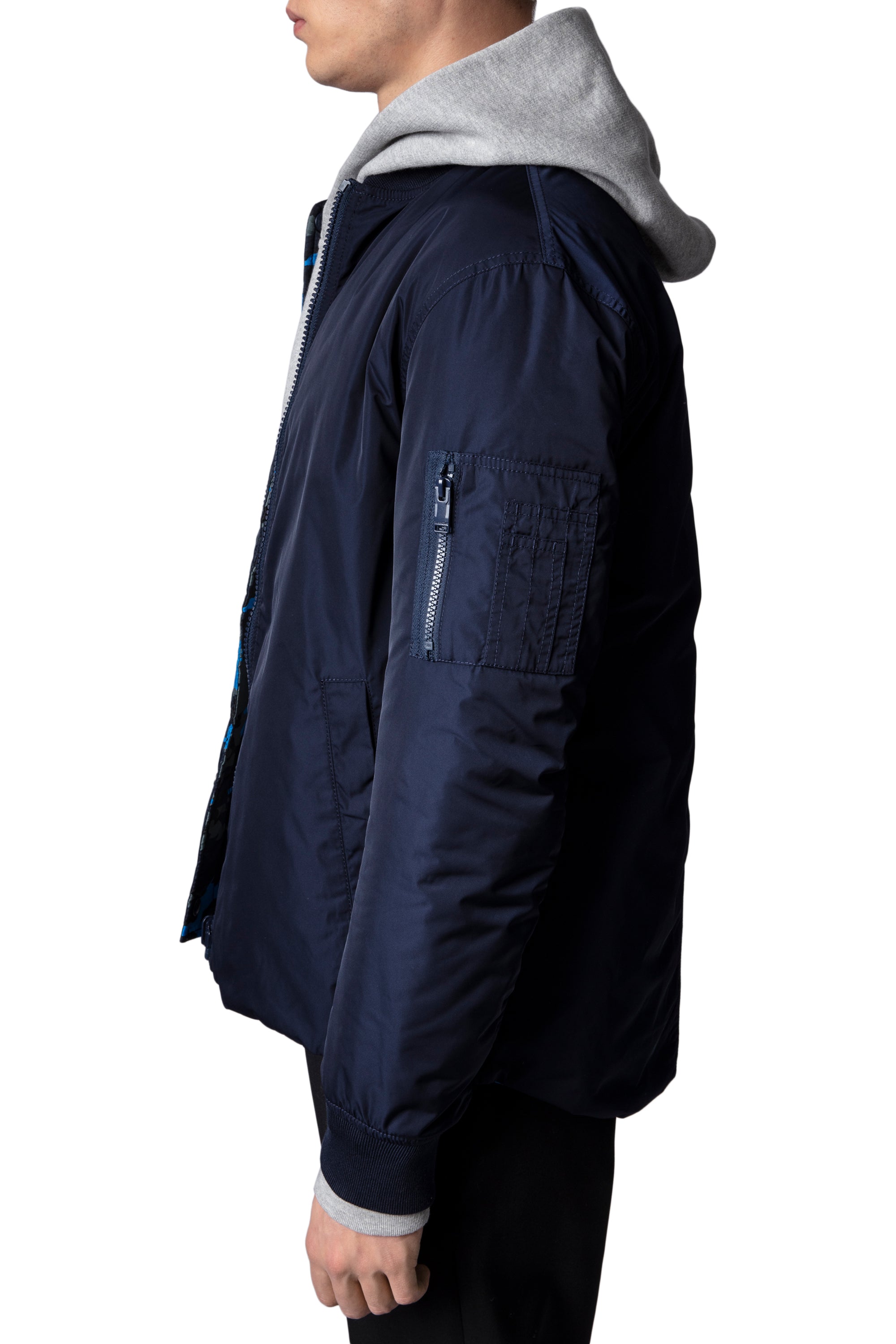 ZHORS LIGNE ENCRE BARRY REV NYLON TWILL CAMOU