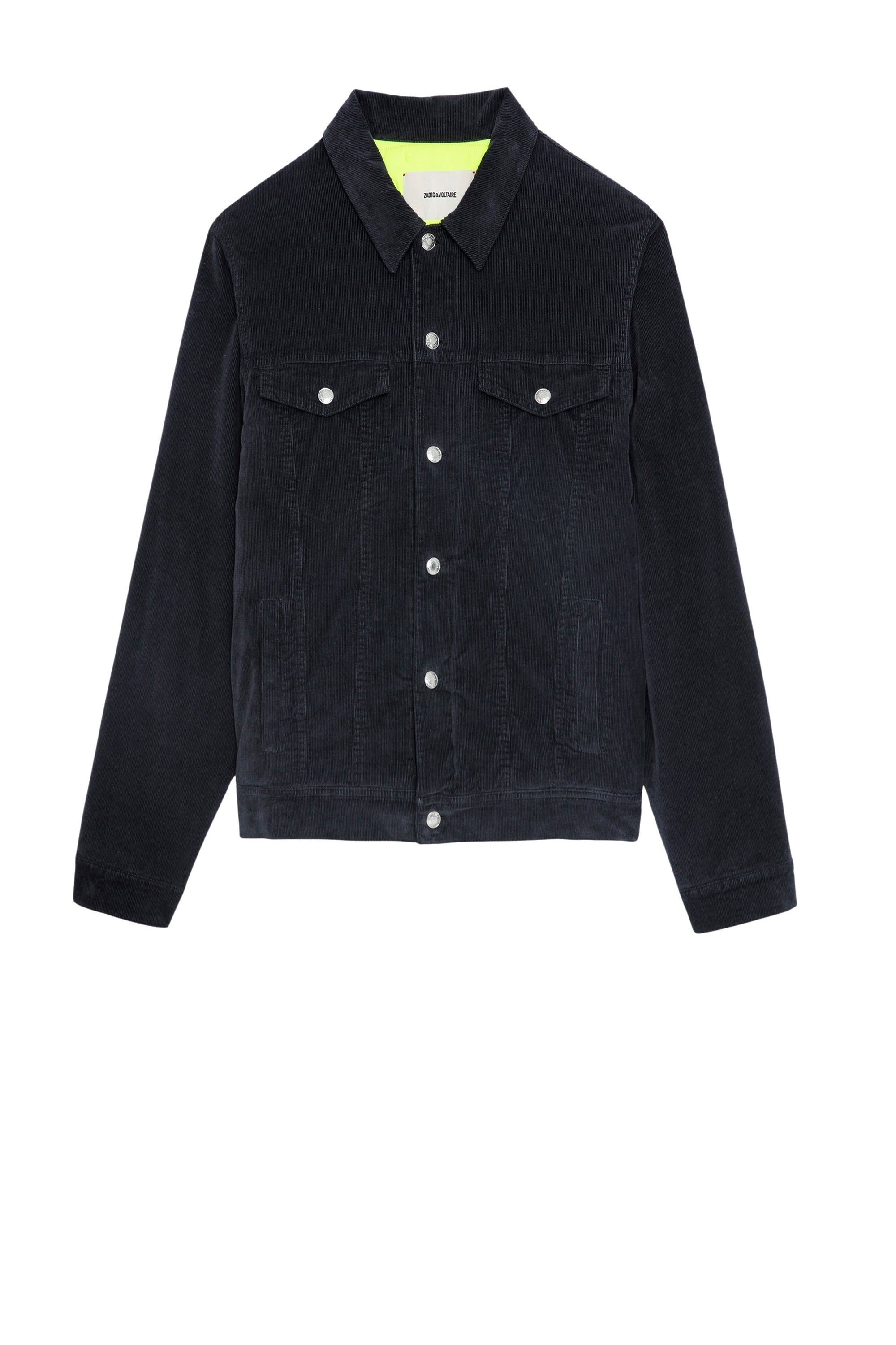 Blouson Base Velours - Anthracite
