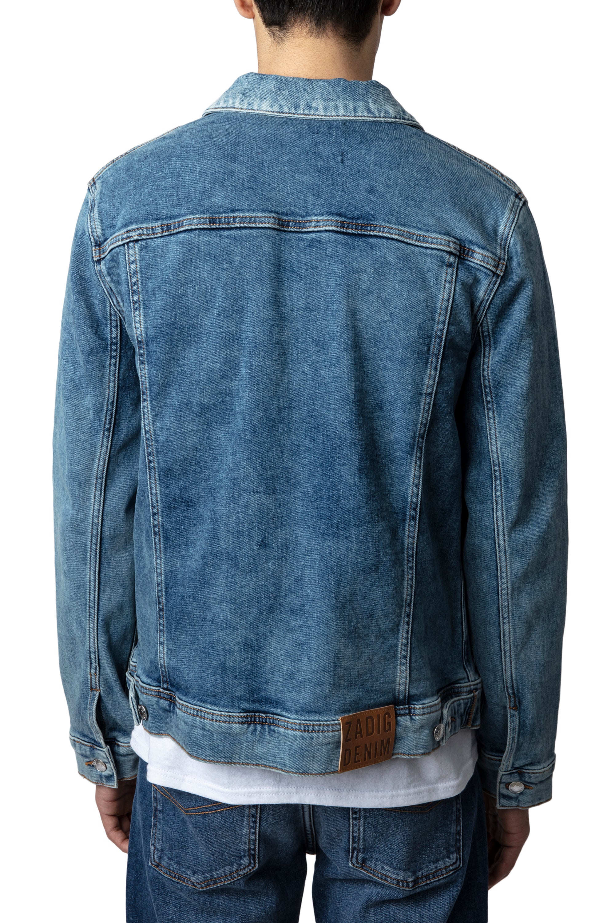 Veste Base Denim - Ciel