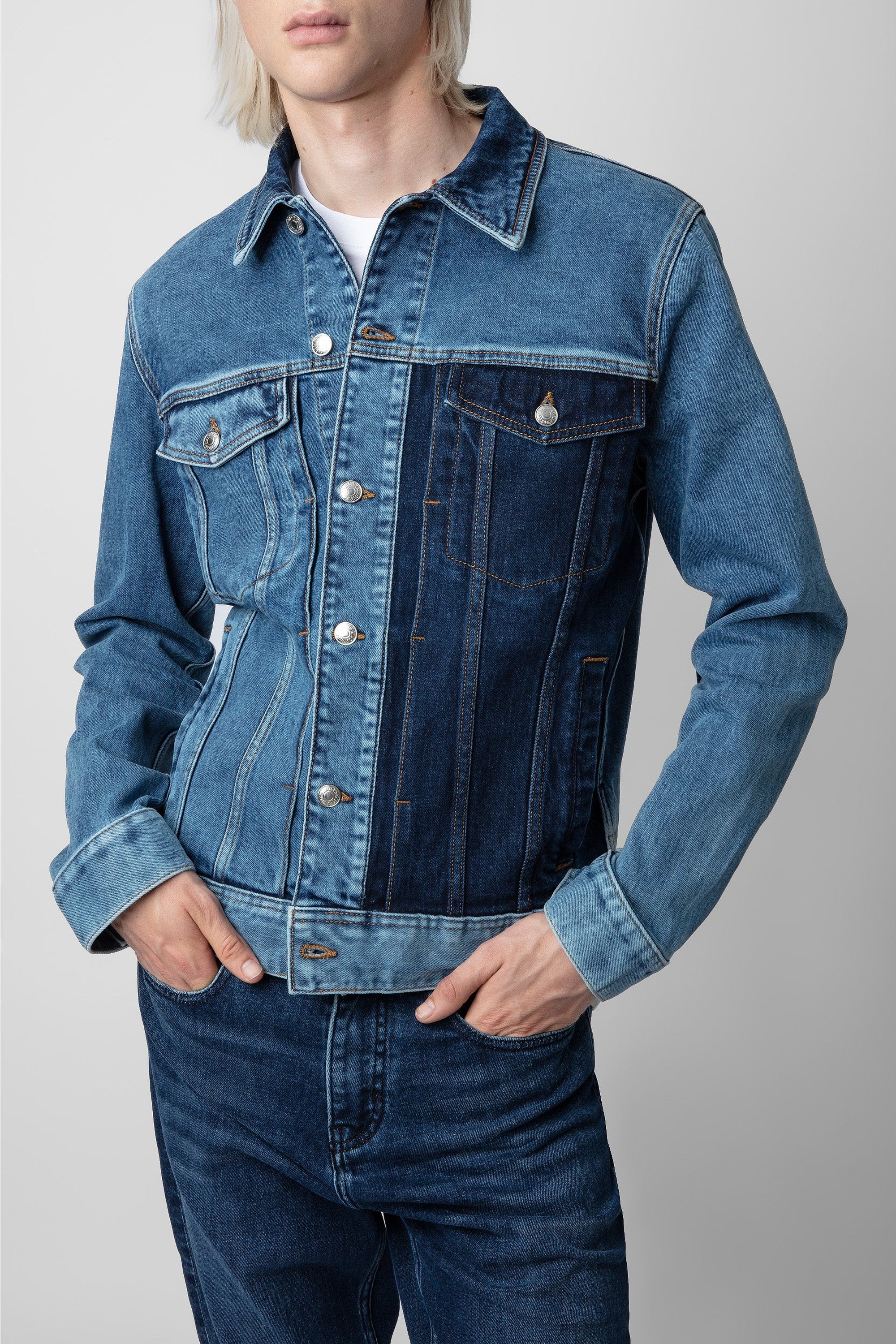 Blouson Base Denim - Stone