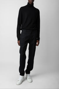 Pantalon Paris en laine - Noir