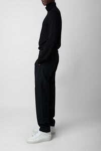 Pantalon Paris en laine - Noir